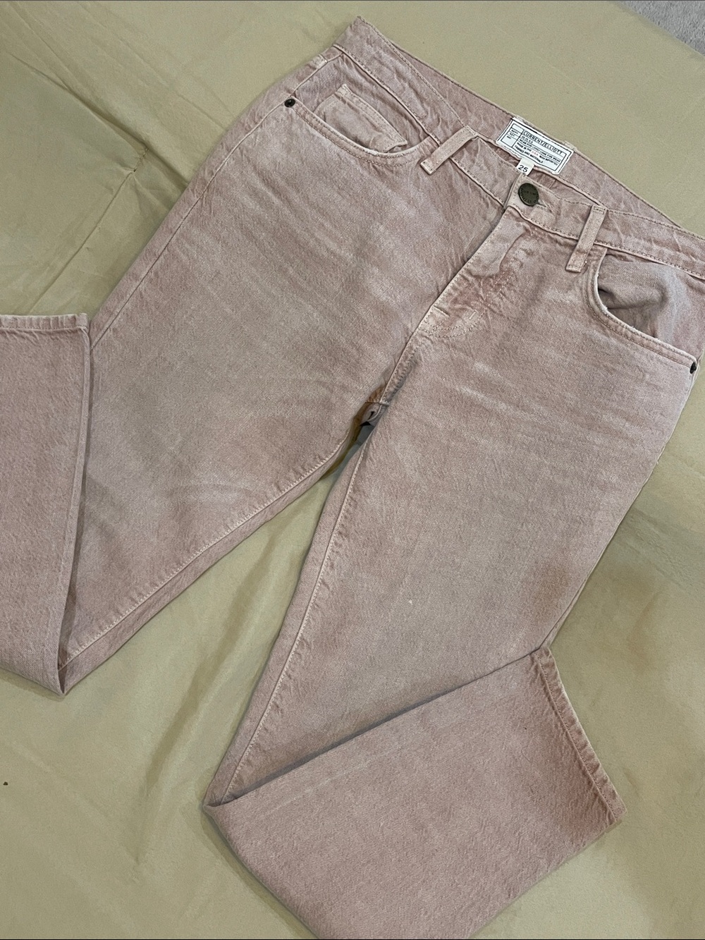 CURRENT/ELLIOTT Women’s Tan Narrow-Legged Jeans Sz 25